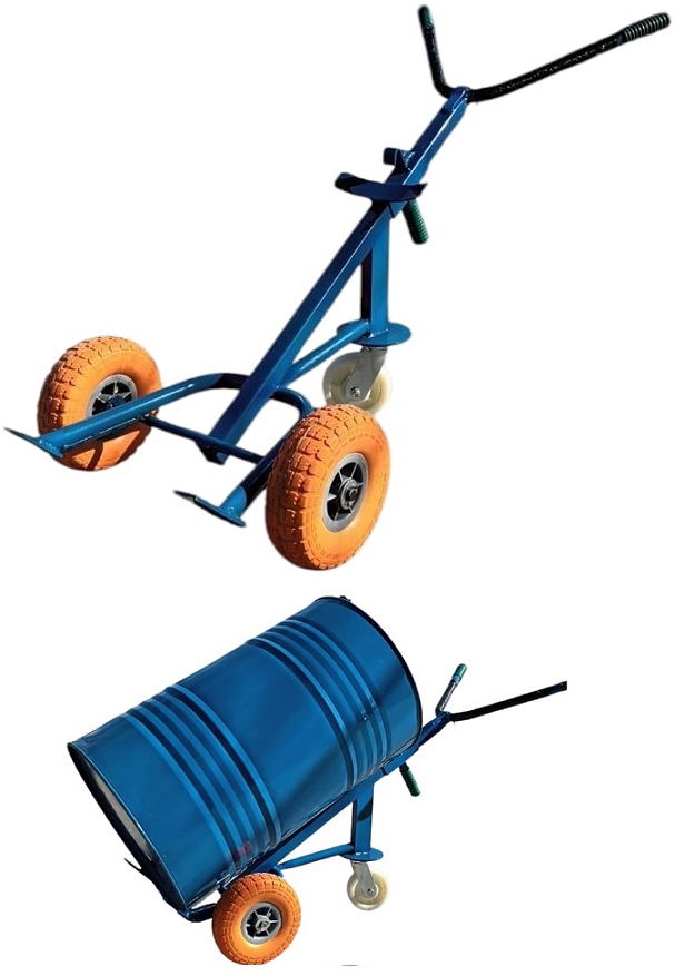 carretilla porta tamnores metalicos