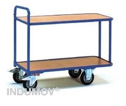 Estanteria Rodante De Dos Niveles