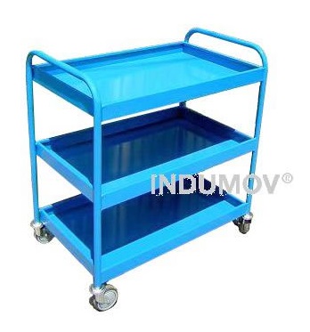 mesa rodante de tres bandejas