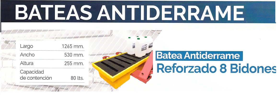 Batea Plastica antiderrames