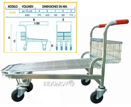 Zorra Manual Tipo Penetrable - Imagen 2