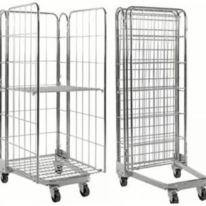 Roll Contenedor Encastrable Con Estante Rebatible