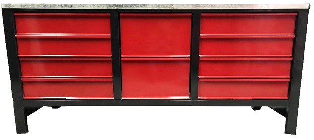 banco de trabajo 10 cajones