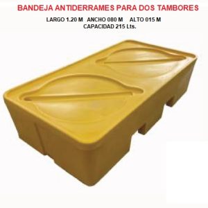 BANDEJA MONOBLOCK ANTIDERRAMES