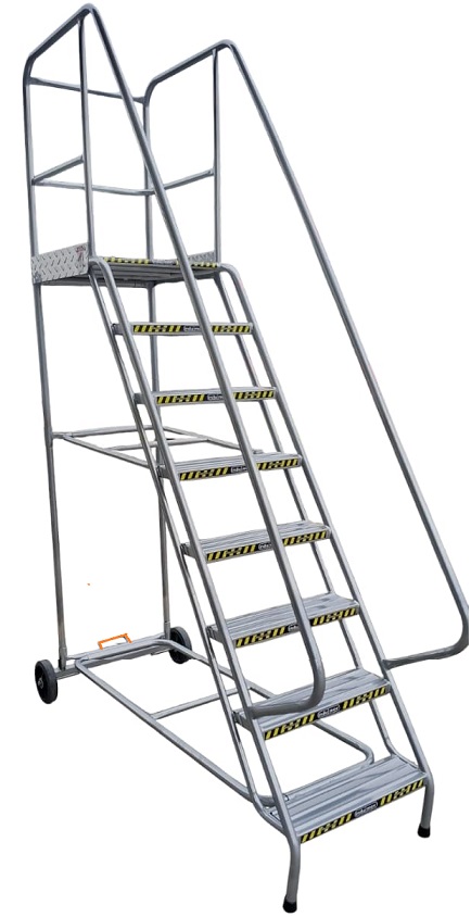 Escalera Rodante Tipo Burro PLEGABLE